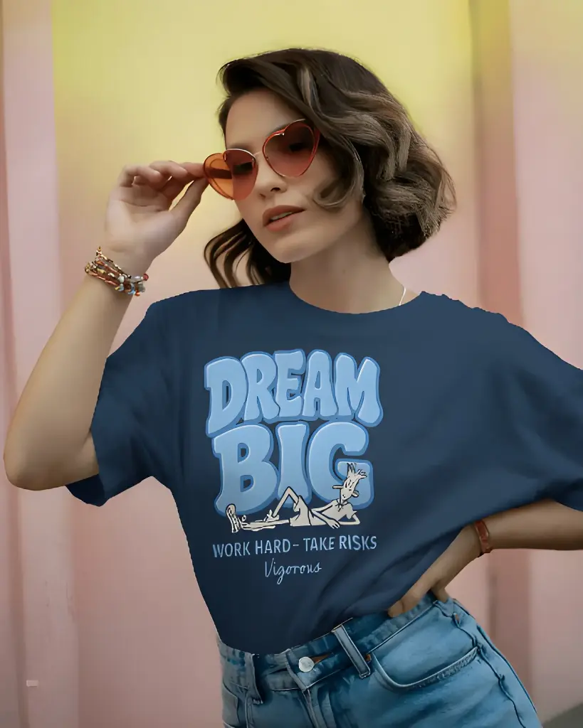 Dream Big Oversized Unisex Tee – Vigorous Edition